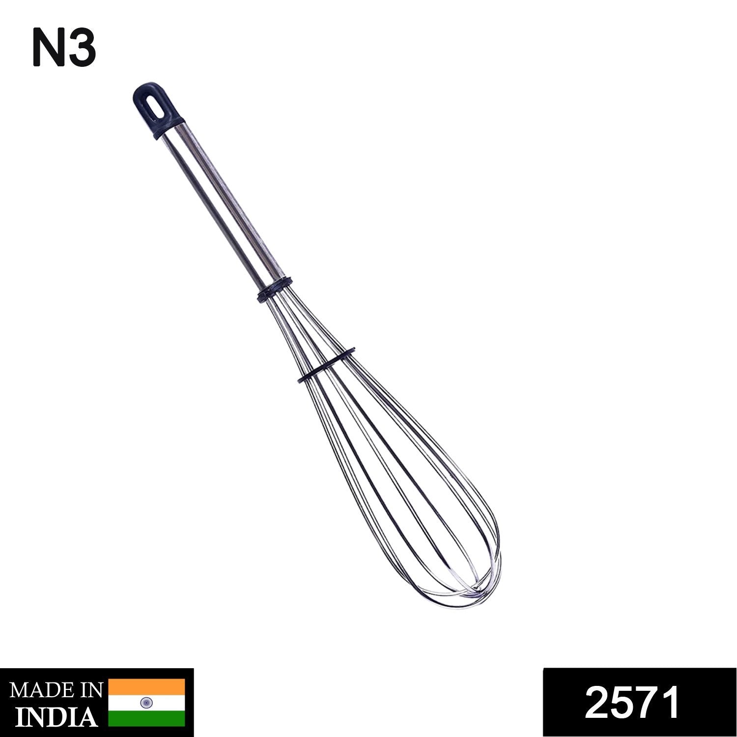 2571 Stainless Steel Wire Whisk,Balloon Whisk,Egg Frother, Milk & Egg Beater (10 inch) 2571 Stainless Steel Wire Whisk,Balloon Whisk,Egg Frother, Milk & Egg Beater (10 inch)